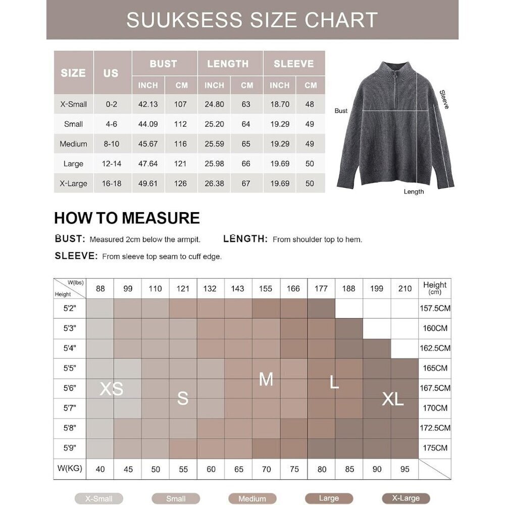 Women Brown Oversized Cashmere Collared Ribbed Long Sleeve Sweater - Picture 6 of 7